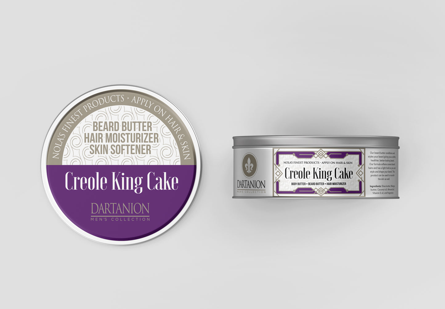 Dartanion Men’s Collection “Creole King Cake” beard butter